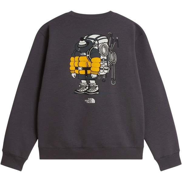 2026 The North Face Gear Up Get Out Sweatshirt NF0A8JB5 - Anthracite Grey